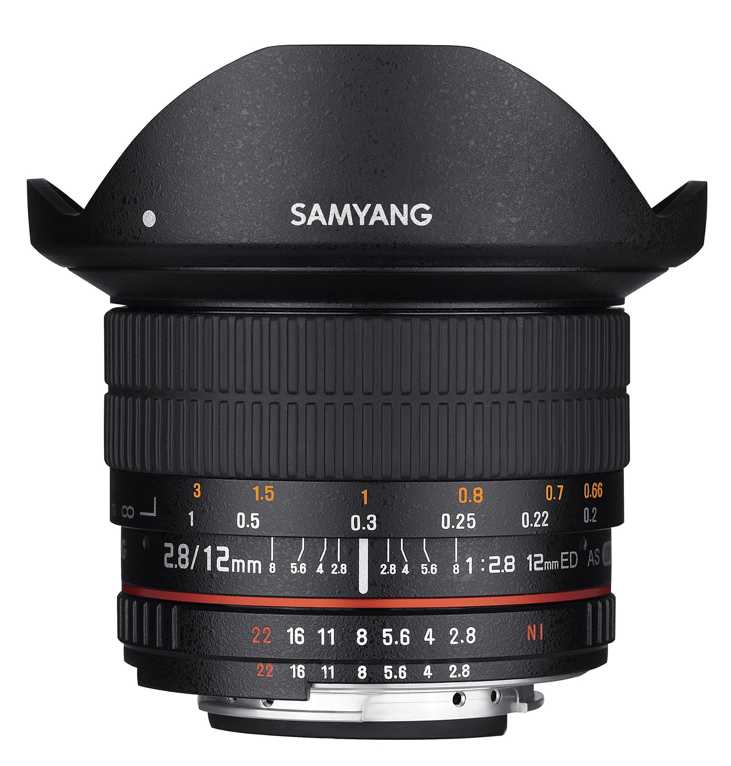 Samyang 12mm F2.8 Ultra Wide Fisheye objektīvs Canon EOS EF DSLR kamerām - Pilna kadra saderīgs