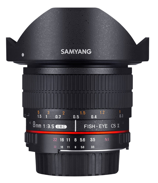 Samyang 8mm F3.5 CS II objektīvs Fuji X montāžai