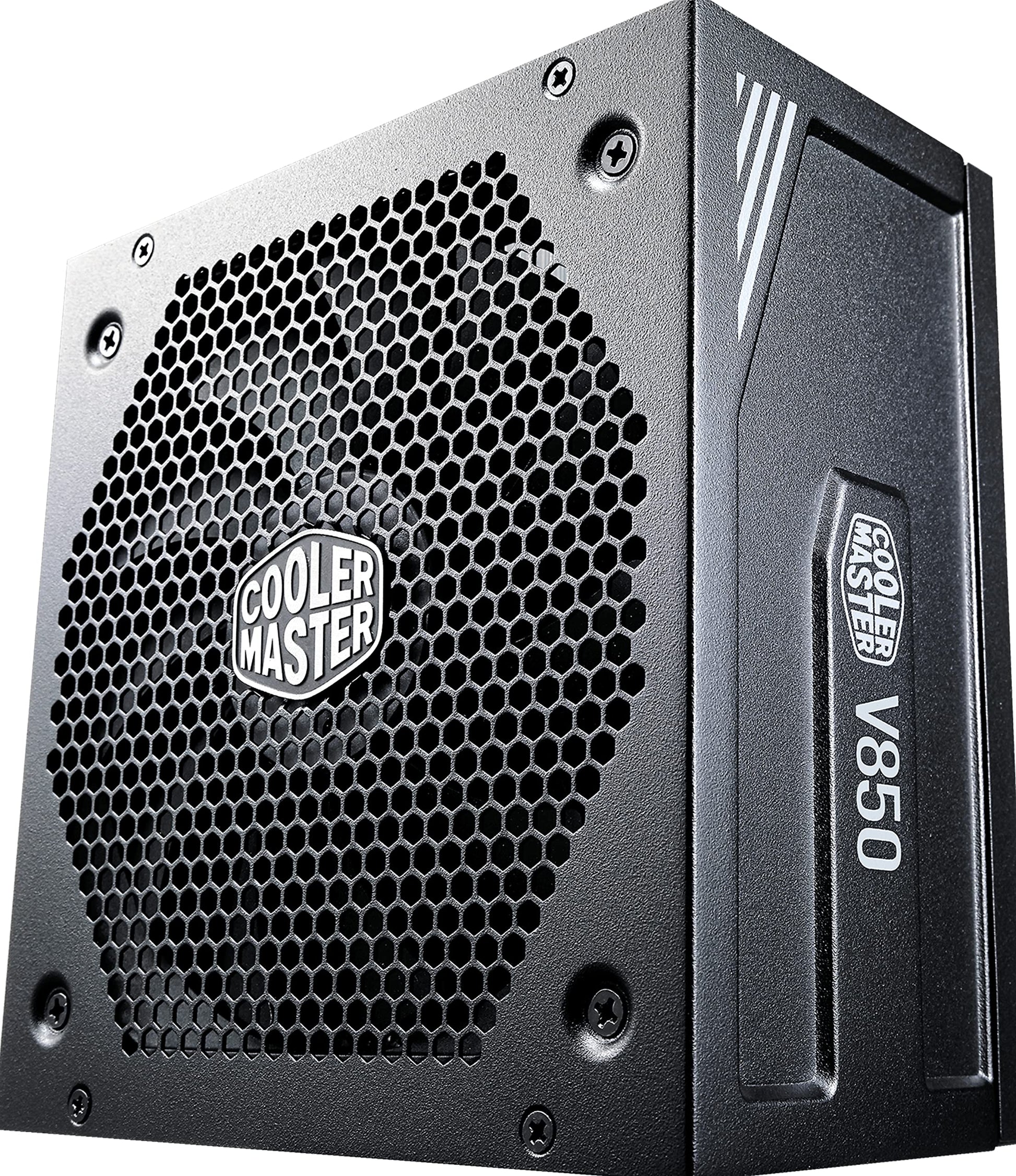 Cooler Master V850 Gold V2 - 850W modular ATX PSU, 80 Plus Gold, 135mm FDB fan, semi-passive mode, black.