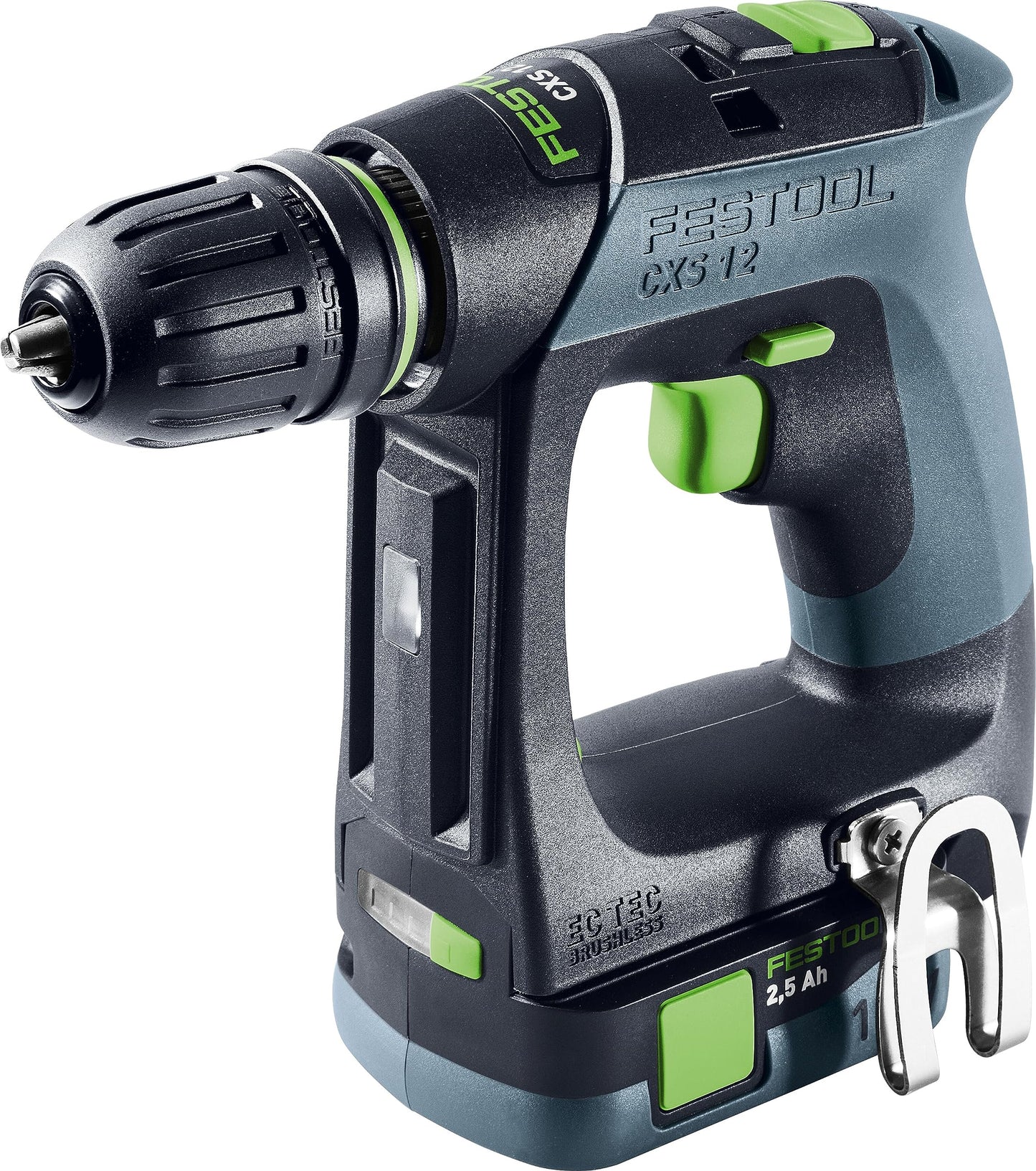 FESTOOL CXS 12 2,5-Plus Cordless Drill - Lightweight, powerful, 12V, ergonomic design, ideal for precision drilling.